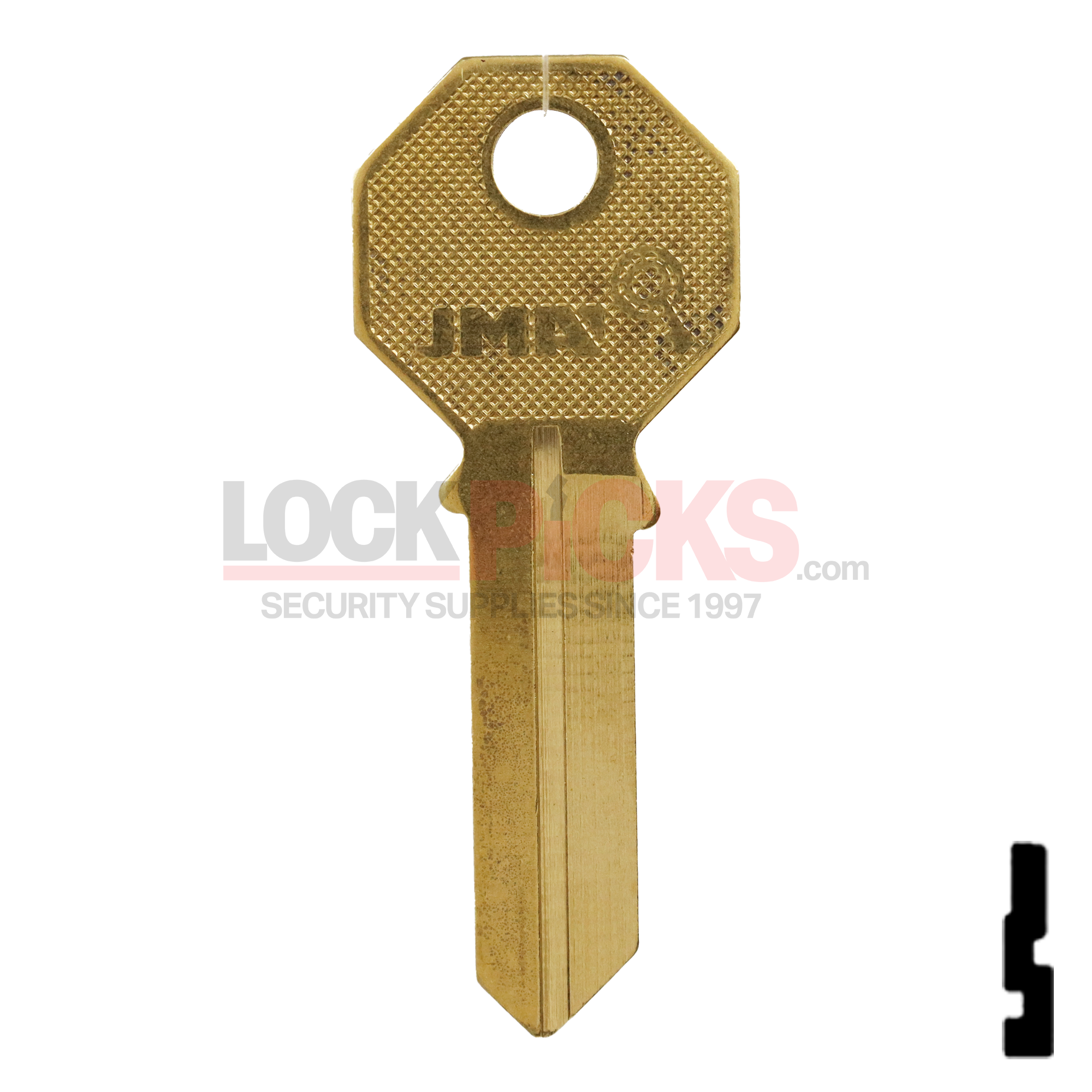 Phillips Mexico (PHI-52, PHA1) Brass Key Blank – Lockpicks.com