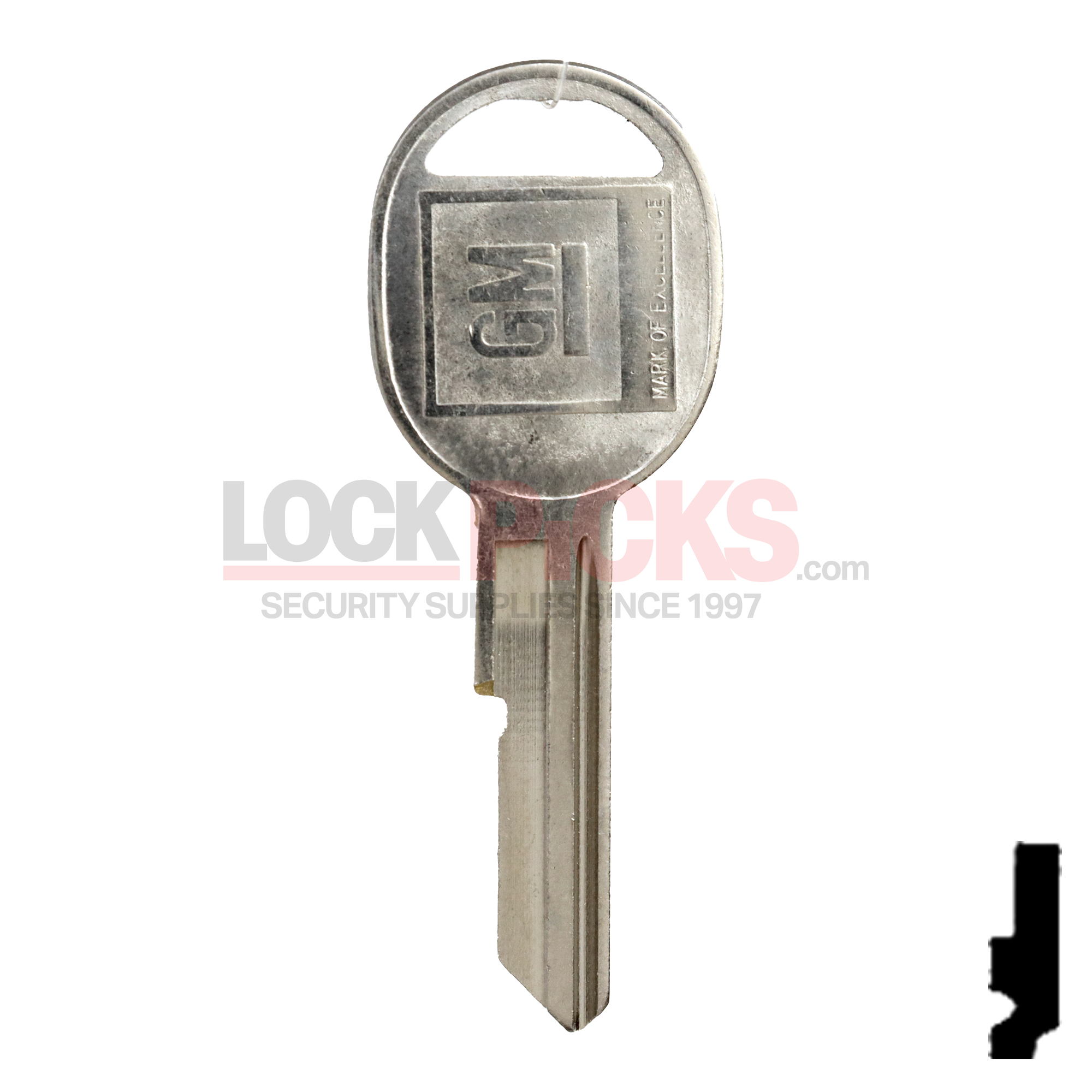 2 Original OEM Keys B89 With GM Logo For GMC Chevrolet Olds' Pontiac