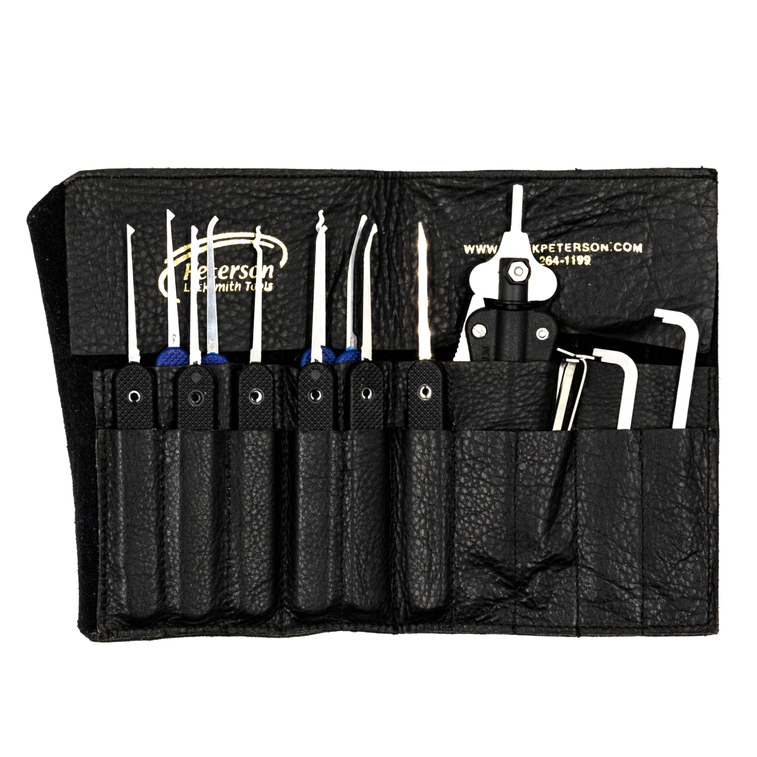 Peterson Government Steel & Spinner Pick Set | 9-Piece Lock Pick