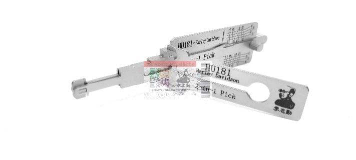 Lishi HU181 Tool for Harley Davidson Ð Anti-Glare, 2-in-1 Pick