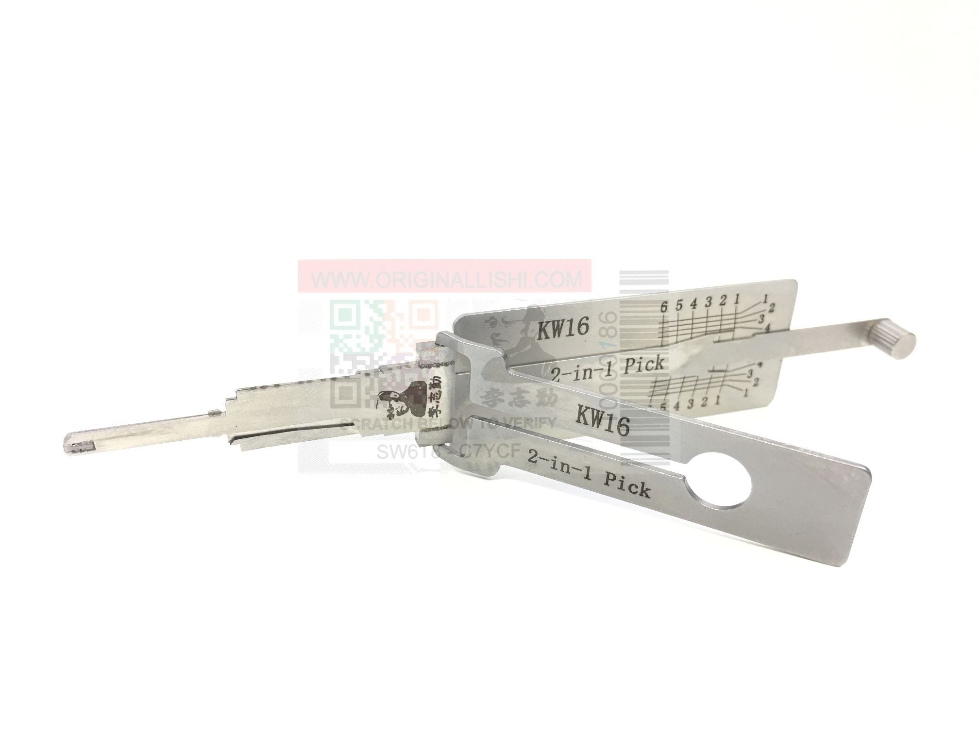 kirin　Kessil Original Lishi Kawasaki Bike KW16 2-in-1 tool -by Original LISHI