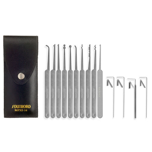 14 Piece Lock Pick Set - MPXS-14 – Lockpicks.com