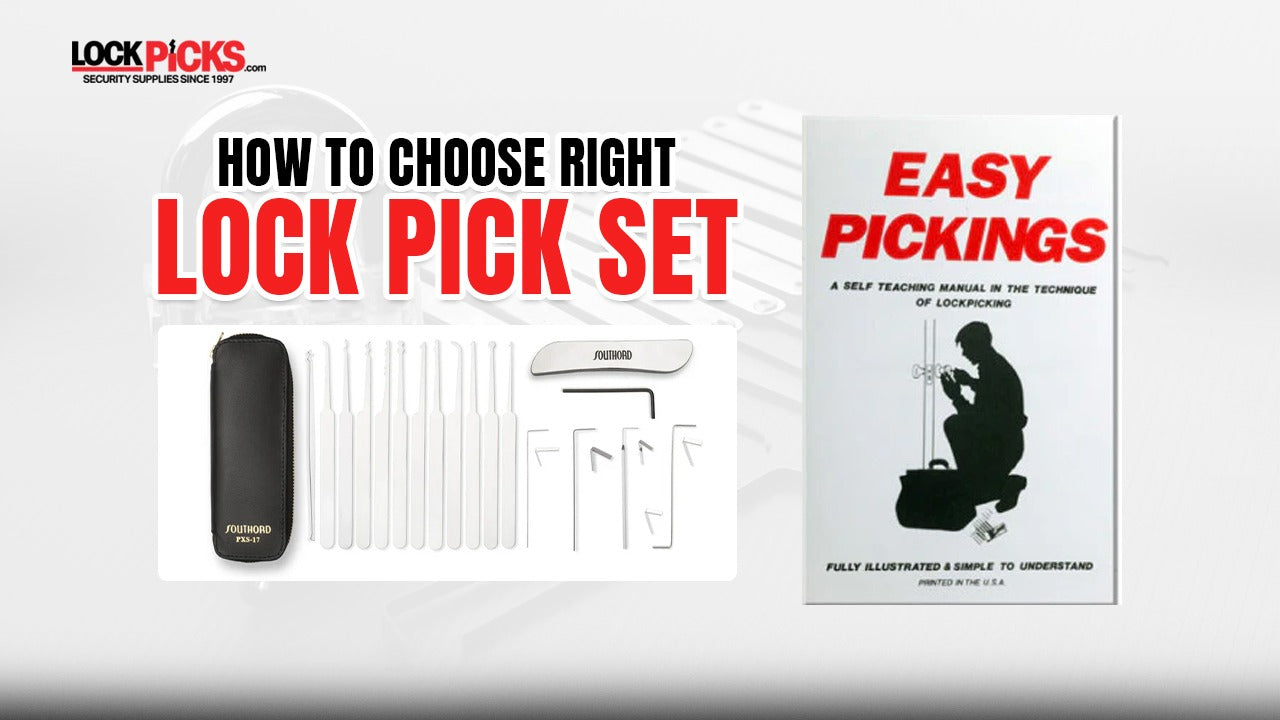 How to choose the right lock pick set ?