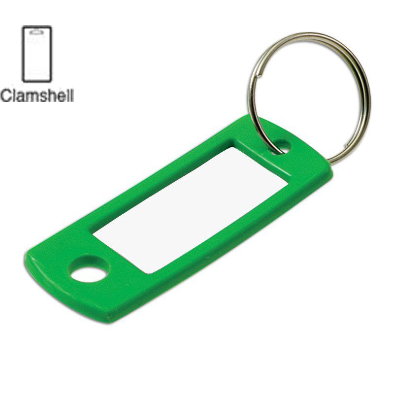 Key Tag w/ Ring Assorted Display Box (12/PK) -by Lucky Line