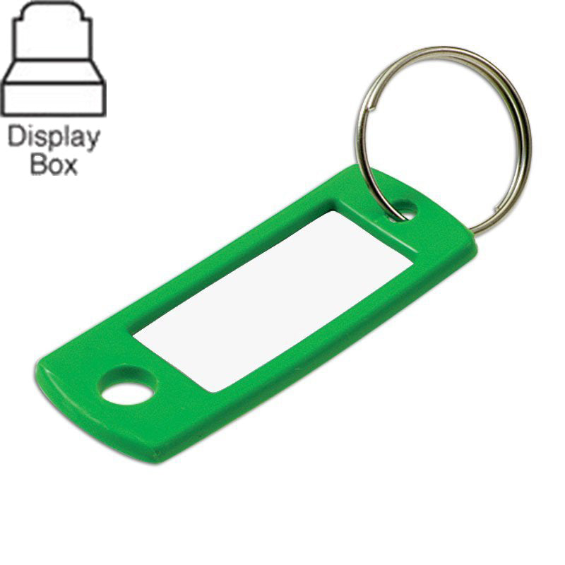 Key Tag w/ Ring Assorted Display Box (200/box) -by Lucky Line