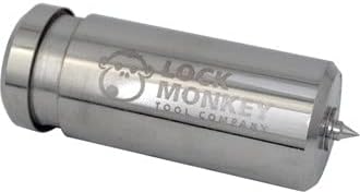 Lock Monkey Solid Stainless Steel Door Strike Locator - by Lock Labs