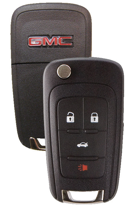 GMC Terrain 4-Button Flip Remote Head Key w/ GMC Logo -by Strattec ...