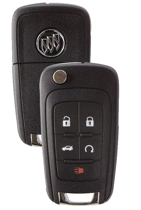 Buick 5-Button Flip Remote Head Key w/ Buick Logo -by Strattec ...