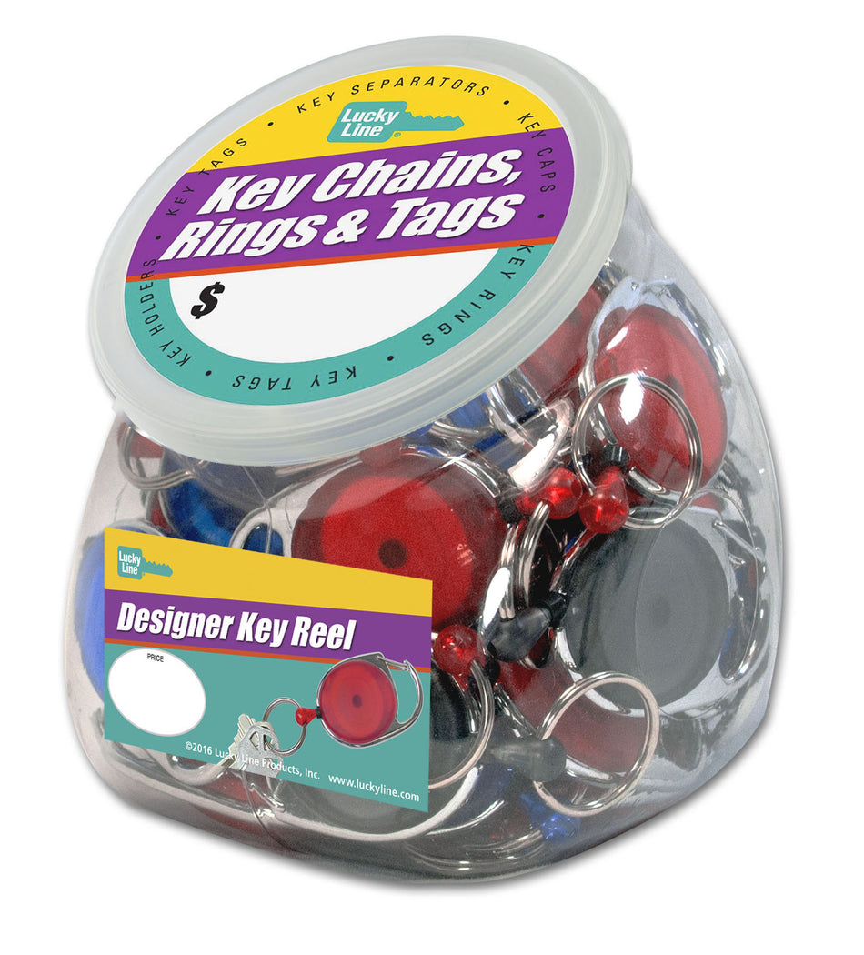 Small Asst Aluminum C-Clip (50/Jar) -by Lucky Line