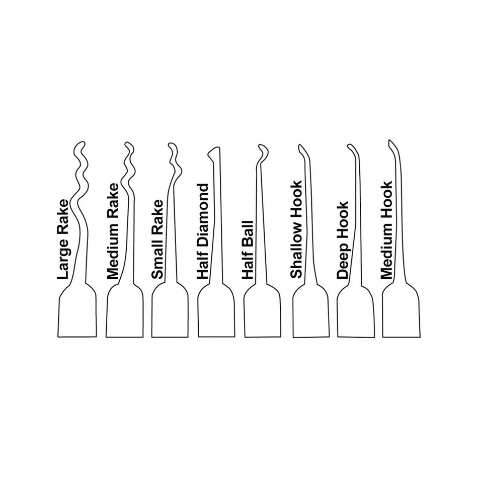 17 Piece Tri-Fold Pick Set- by LAB