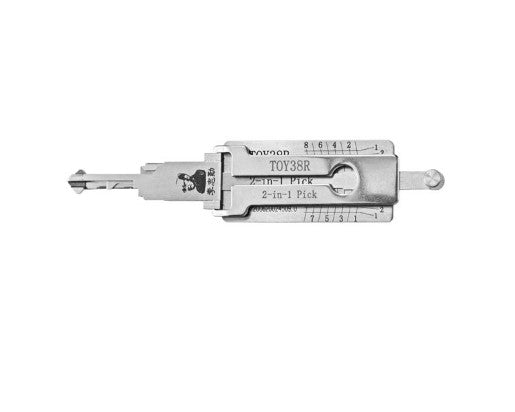 2-1 Pick & Decoder for TOY38R Toyota (TR40) - by Original Lishi