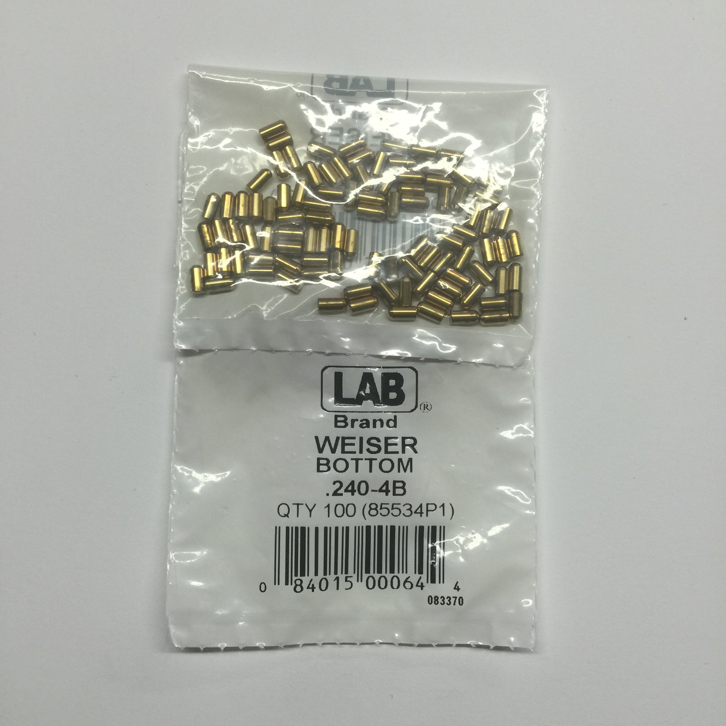 #4 Weiser Bottom Pin .240 (100) - LAB | LockPicks.com – Lockpicks.com