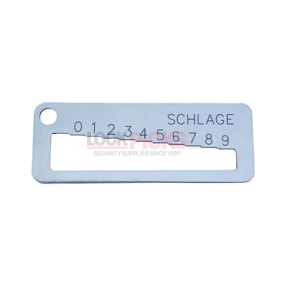Mini Schlage Key Gauge - by Axiom Entry