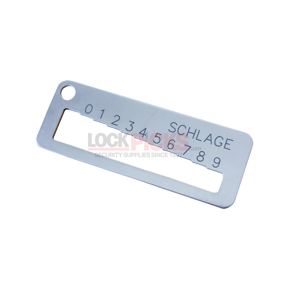 Mini Schlage Key Gauge - by Axiom Entry
