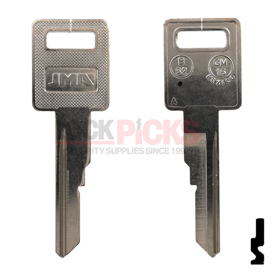 GM (B62-NP) Key Blank
