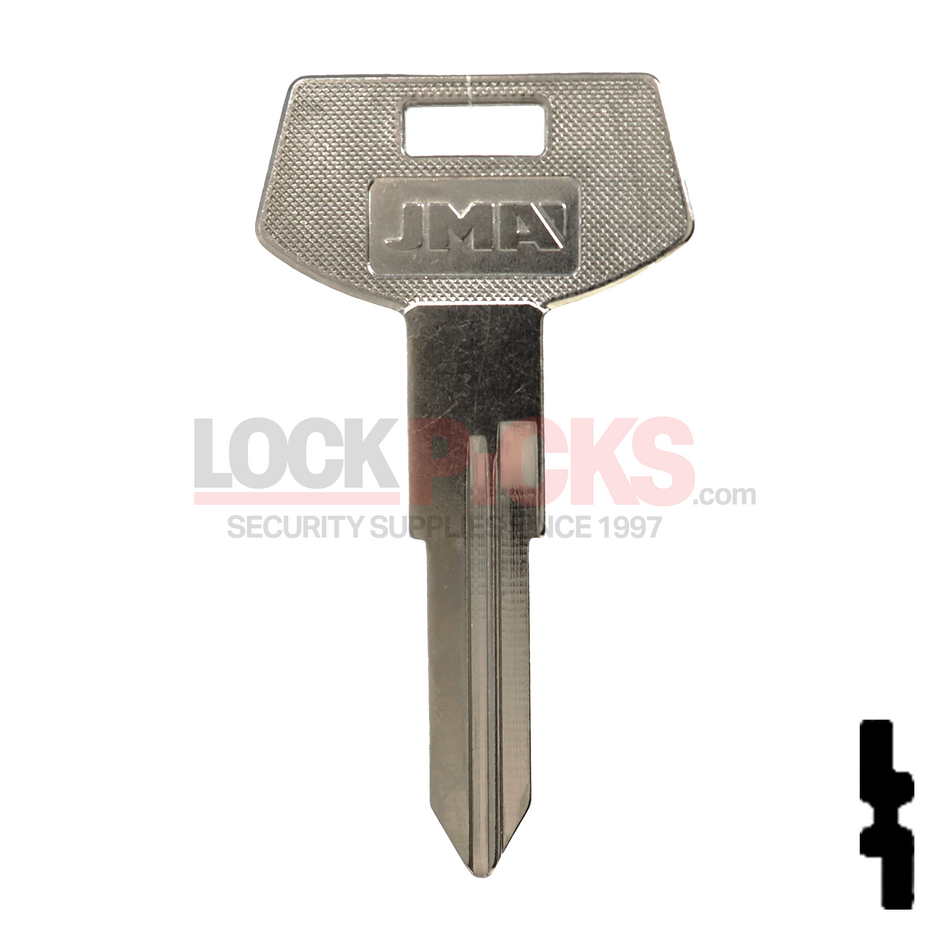 GM (B68, P1099, GM-22) Key Blank