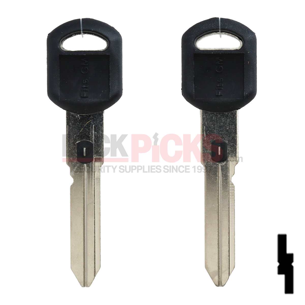 GM VATS Key Blank #14 (B82-P-14, 596784) by BAY-CO – Lockpicks.com
