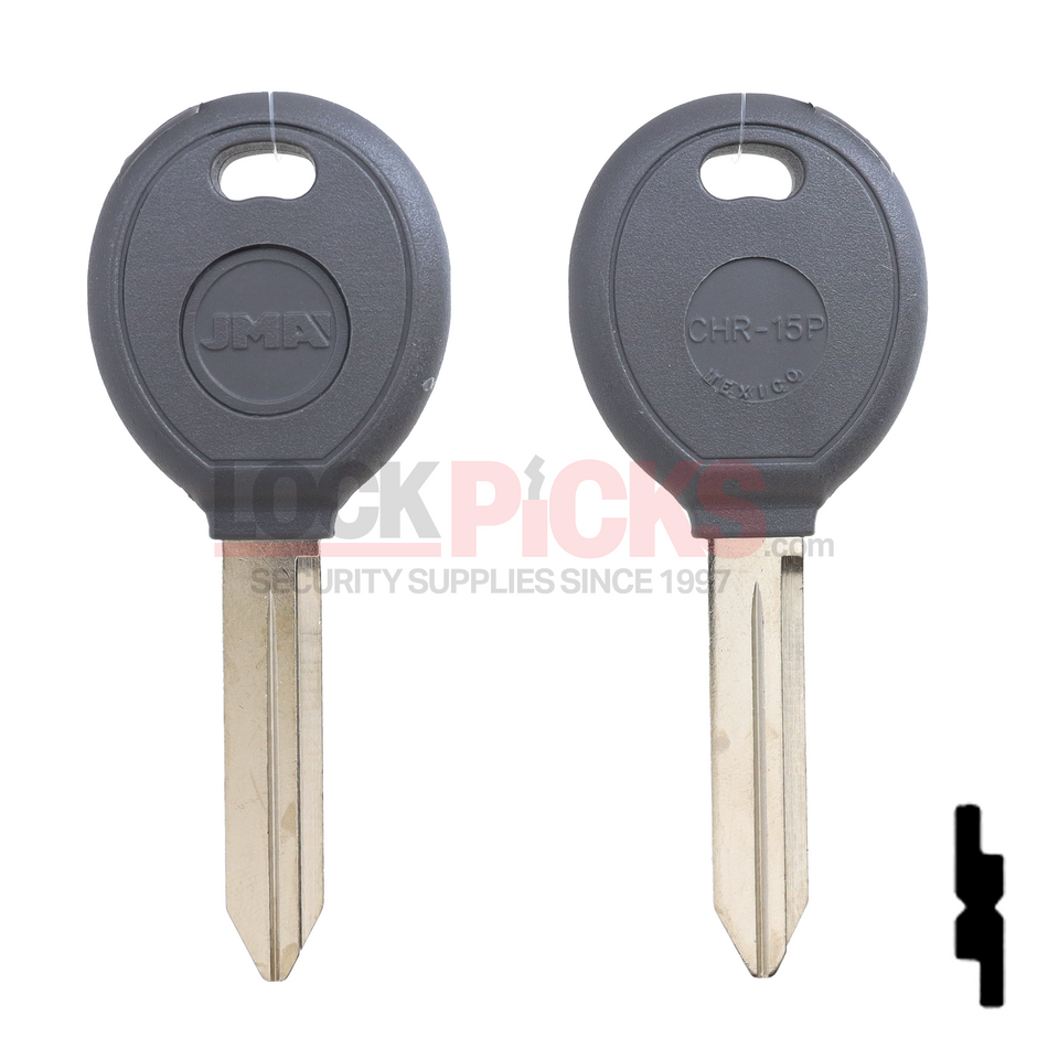 Chrysler (Y160PT) 4D-64 Chip Transponder Key -by JMA