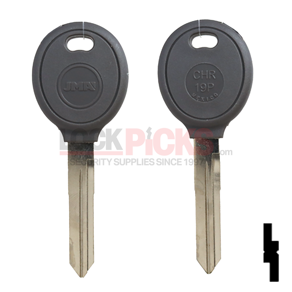 Chrysler (Y162PT, Y165PT) Transponder Key -by JMA