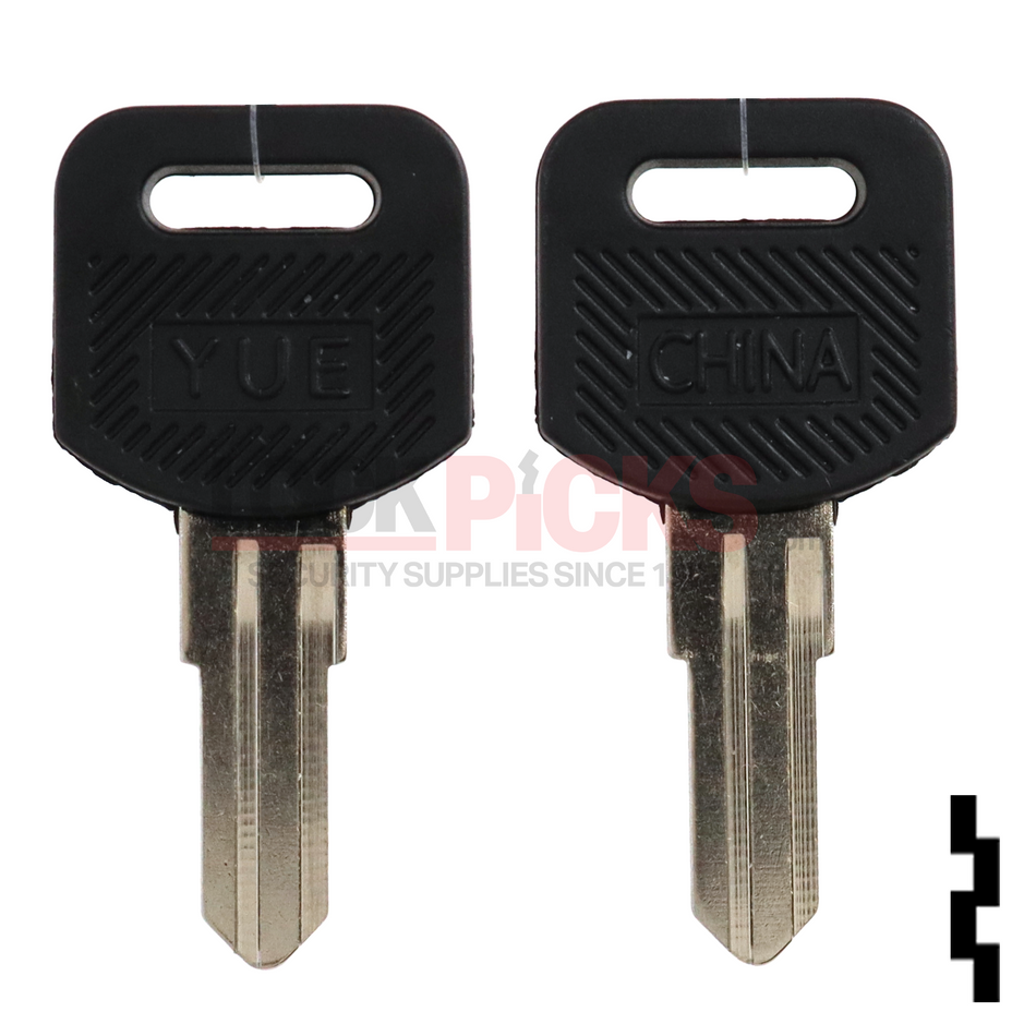 Uncut Key Blank | Wangtong, Knox | YUE-1
