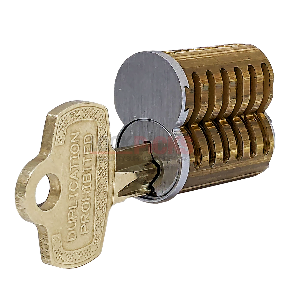 Sfic Types SFIC Core with Keys Training Pinned Cutaway CNC Milled – Lockpicks.com