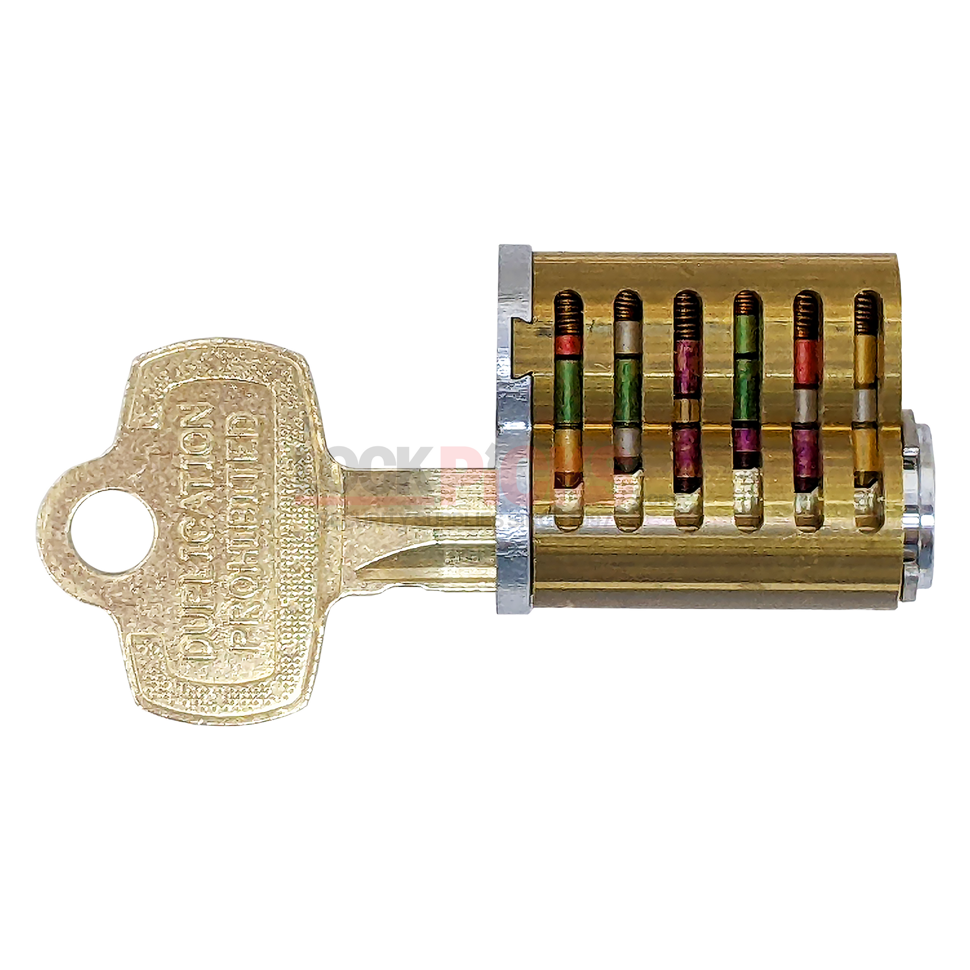 SFIC Core with Keys Training Pinned Cutaway CNC Milled – Lockpicks.com