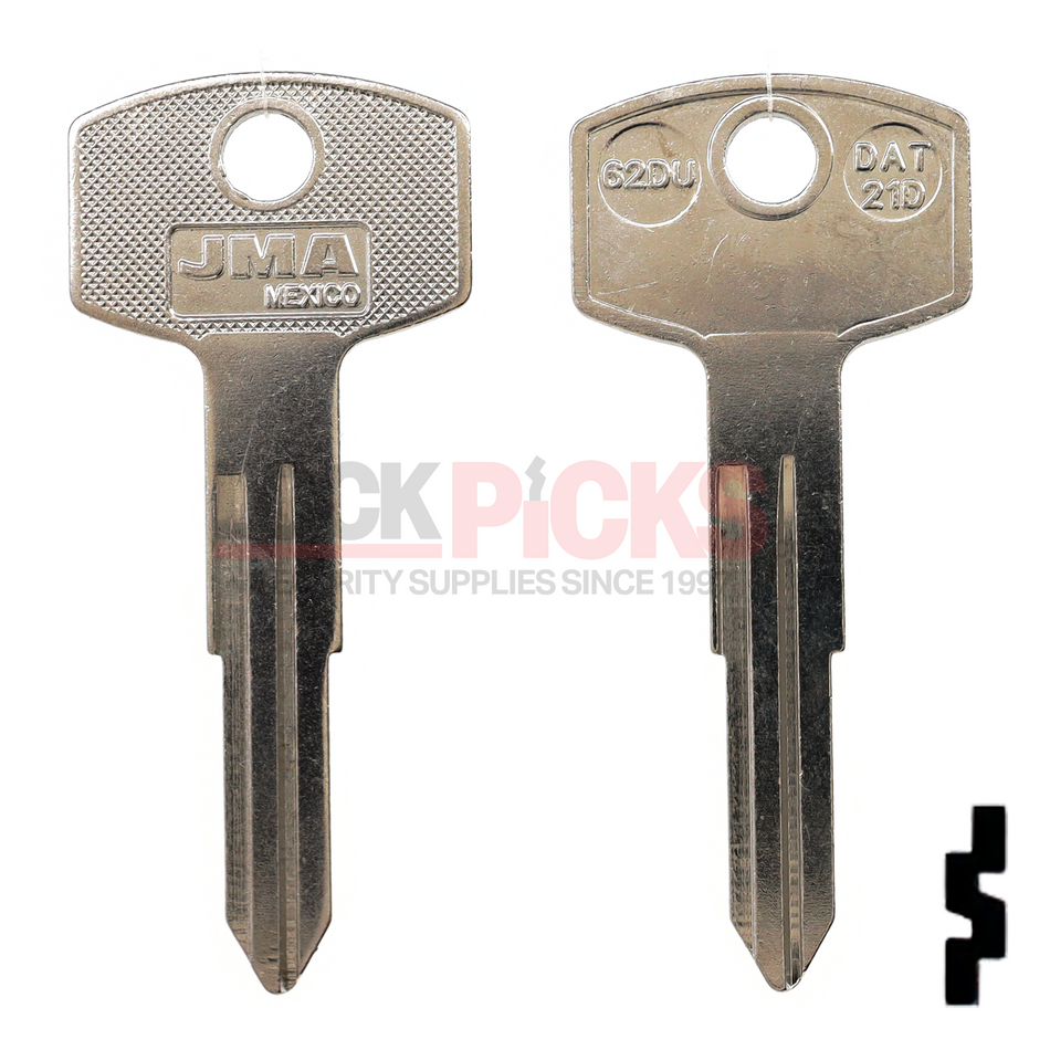 Datsun / Nissan (62DU, X7, DA3) Key Blank