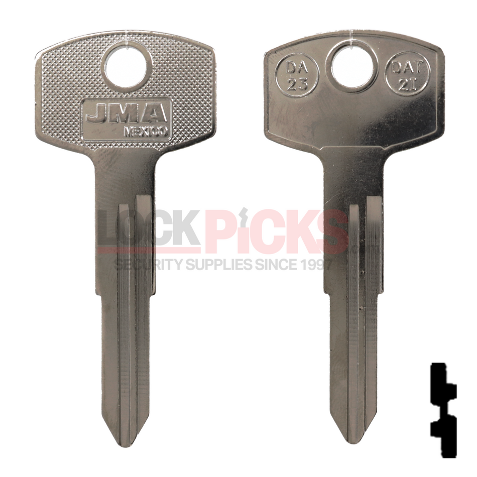 Nissan Key Blank (DA23-NP, DAT-2I, X115)