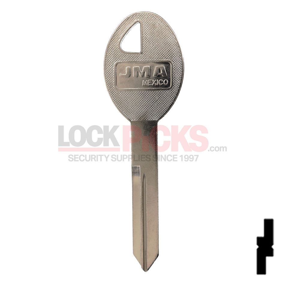 Nissan Key Blank (DA37-NP, DAT-20, X242)