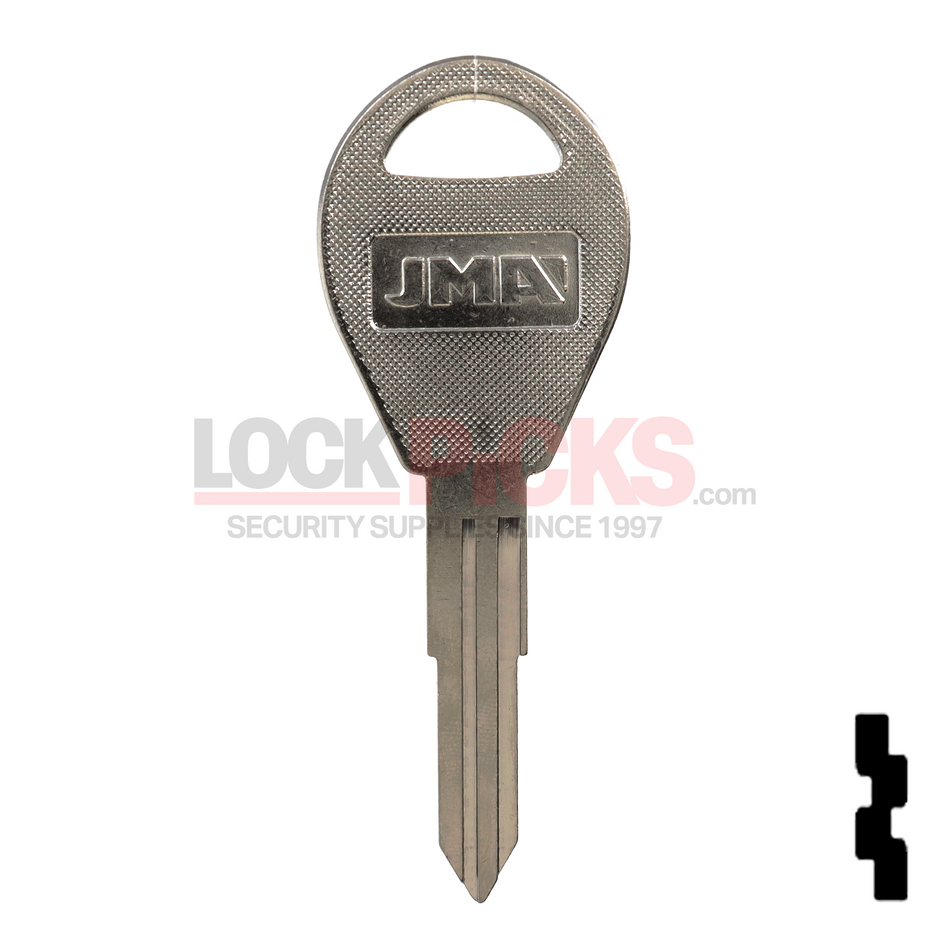 Nissan Key Blank (DA38-NP, DAT-10, X243)
