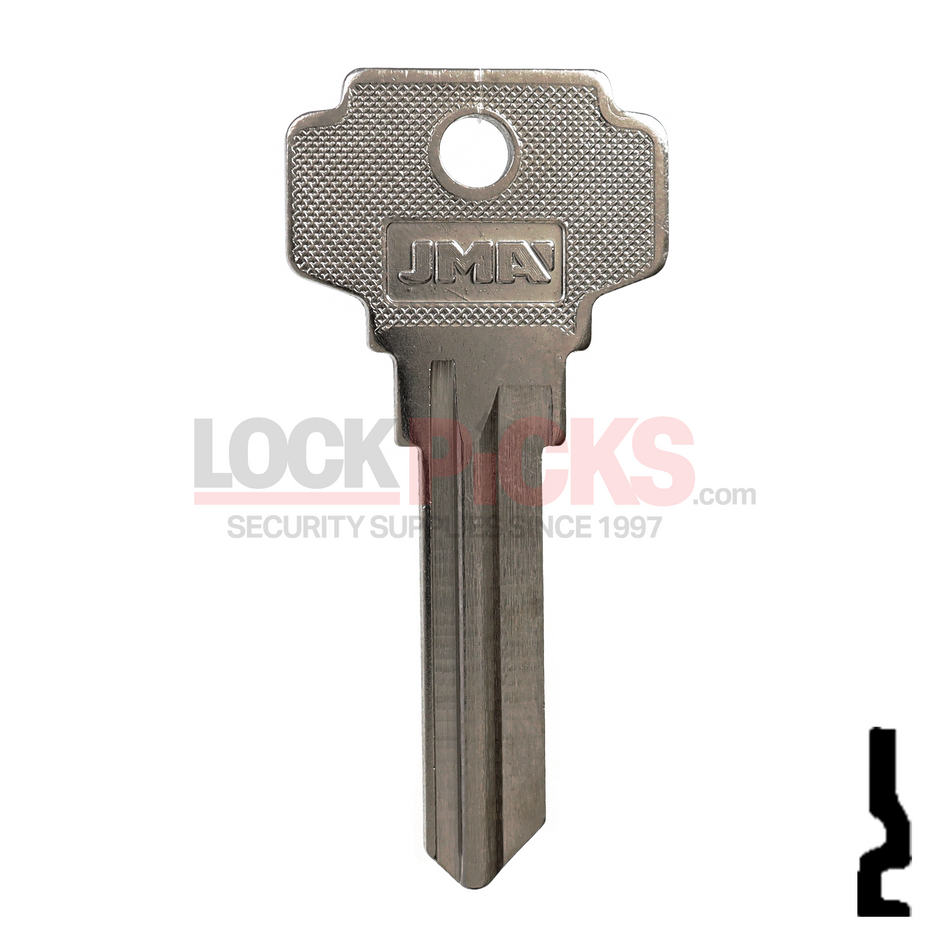 DEXTER (DE8-NP, D1054KA) Key Blank