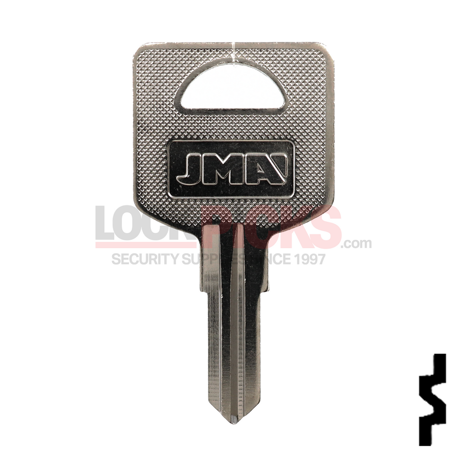 FIC1 (FCS-1D) nickel plate key blank