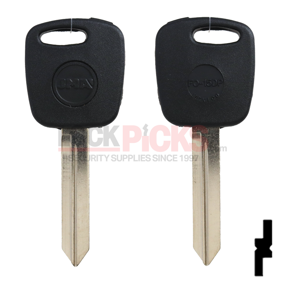 Ford (H72PT, 598333) Transponder Key -by JMA