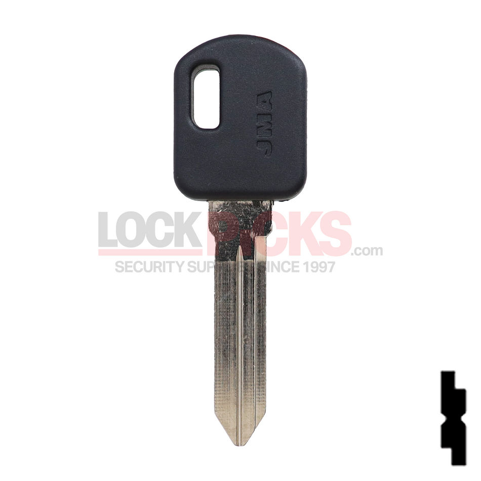 GM (B97PT, 690552) Cloneable 5 Chip Transponder Key -by JMA
