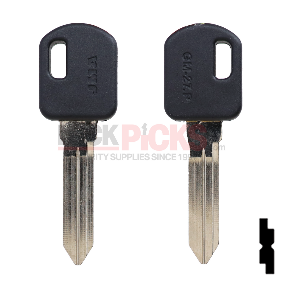 GM (B97PT, 690552) Cloneable 5 Chip Transponder Key -by JMA