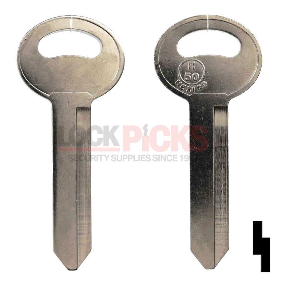 FORD (H50-NP) Key Blank