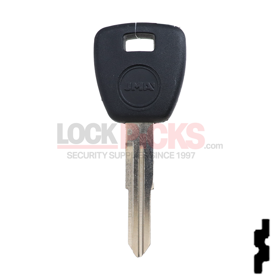 Honda (HD106PT5) Cloneable Transponder Key - by JMA