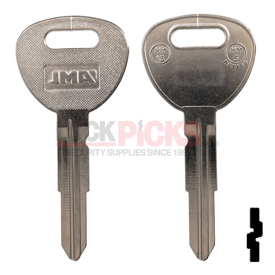 Hyundai Key Blank (HY13-NP, HY-5, X235)