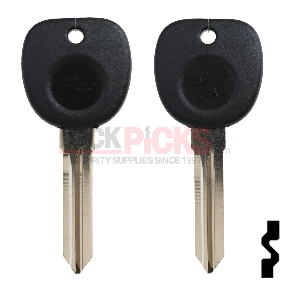GM PK3 RW Transponder Key (B107PT05, 5902386, PT04-PT) ILCO