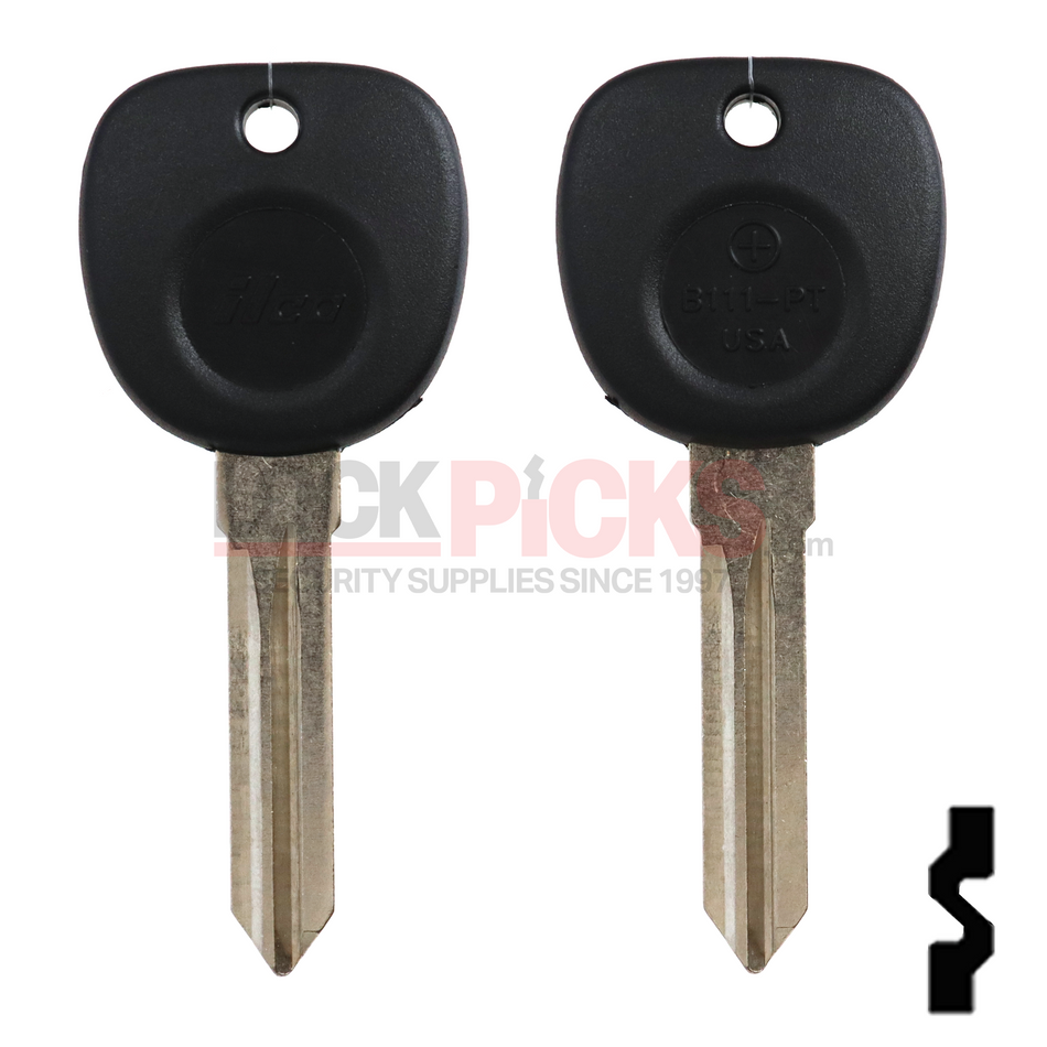 GM Circle-Plus Transponder Key (B111PT, 5903089) ILCO