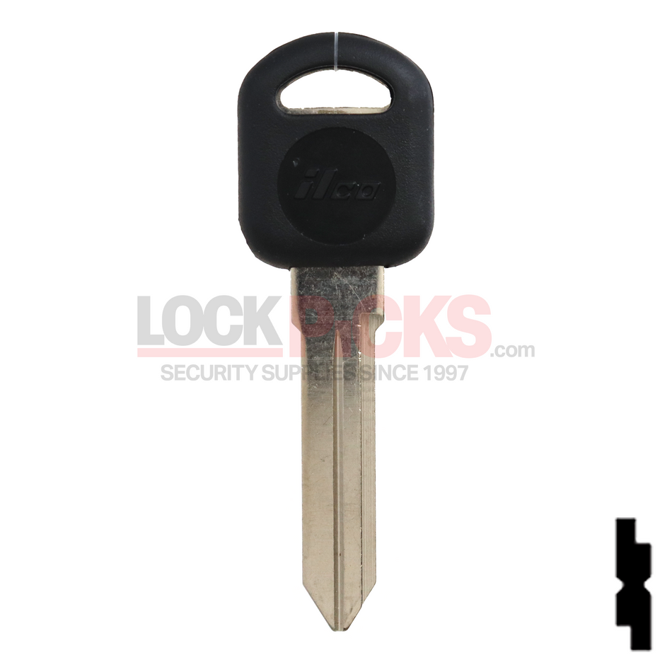 GM RW Cloneable Transponder Key (B97-PT5, 692064) ILCO