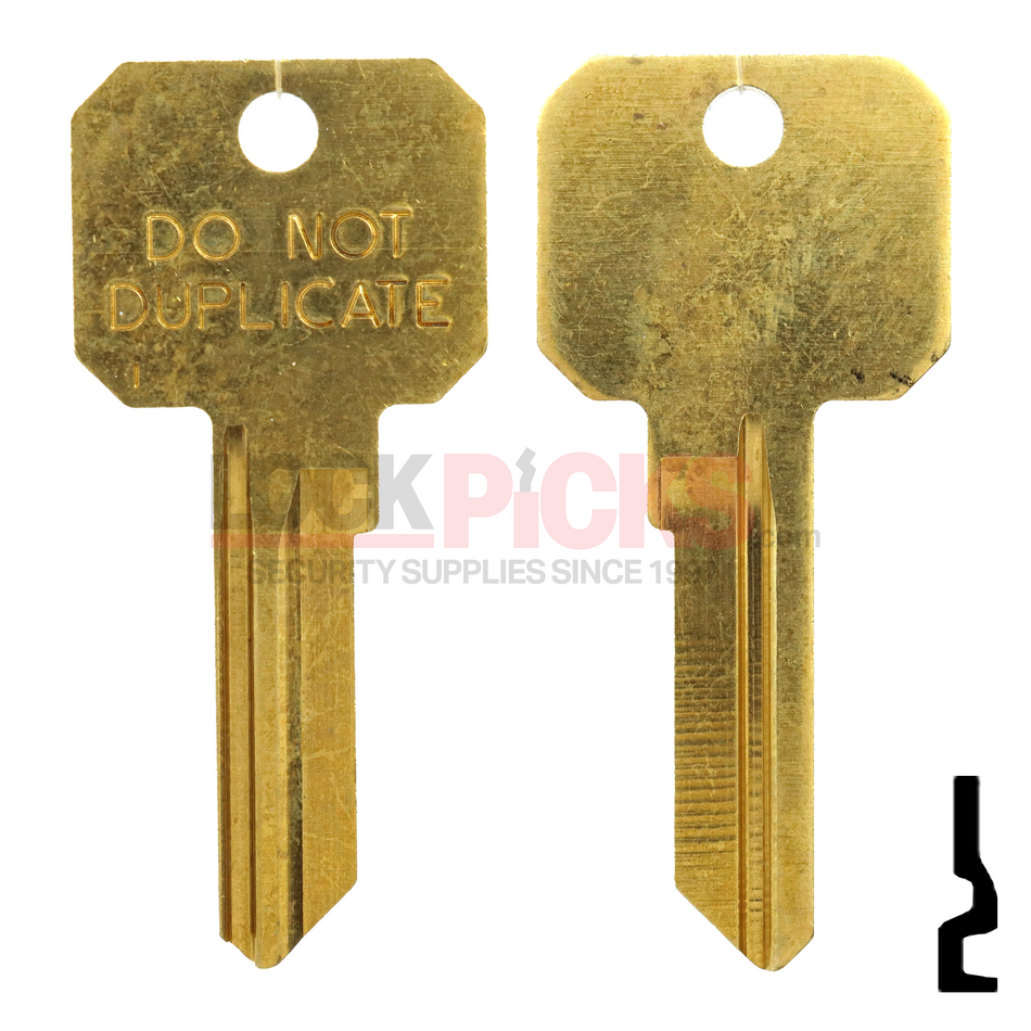 DEXTER (DE6-DND, D1054K) DND Key Blank