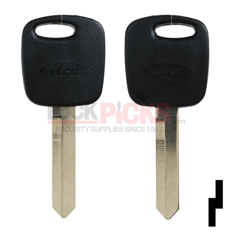 Ford (H73PT, 692055) Transponder Key -by Ilco