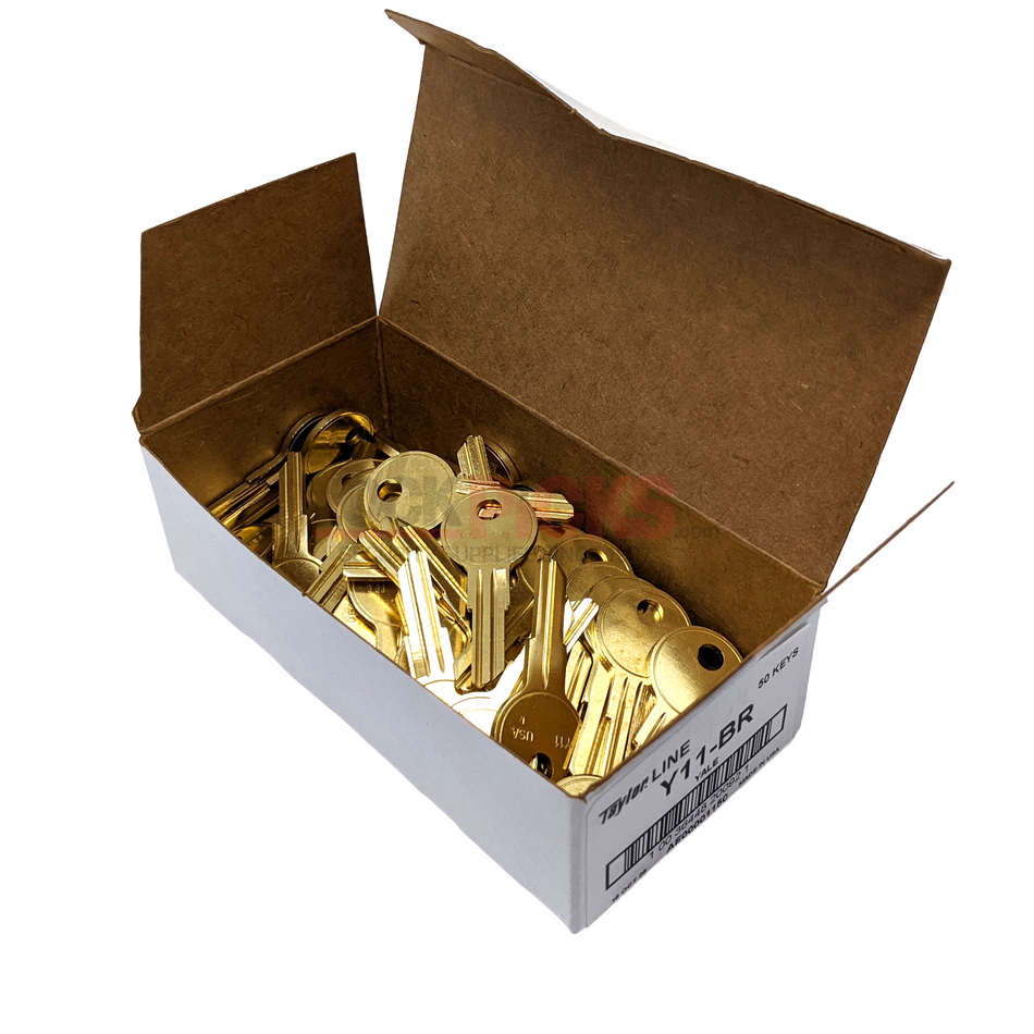YALE (Y11-BR,O1122)  BR 50PK - by Taylor