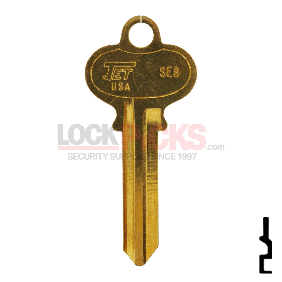 Segal (SE8-BR) Key Blank