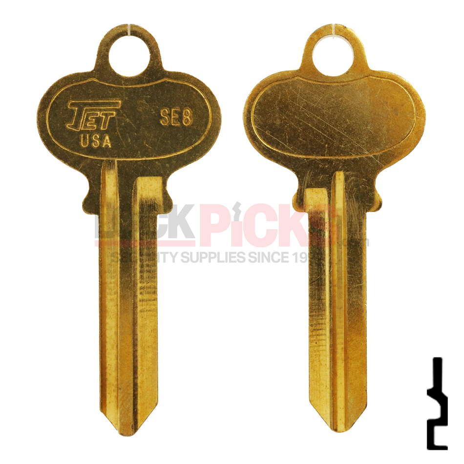 Segal (SE8-BR) Key Blank