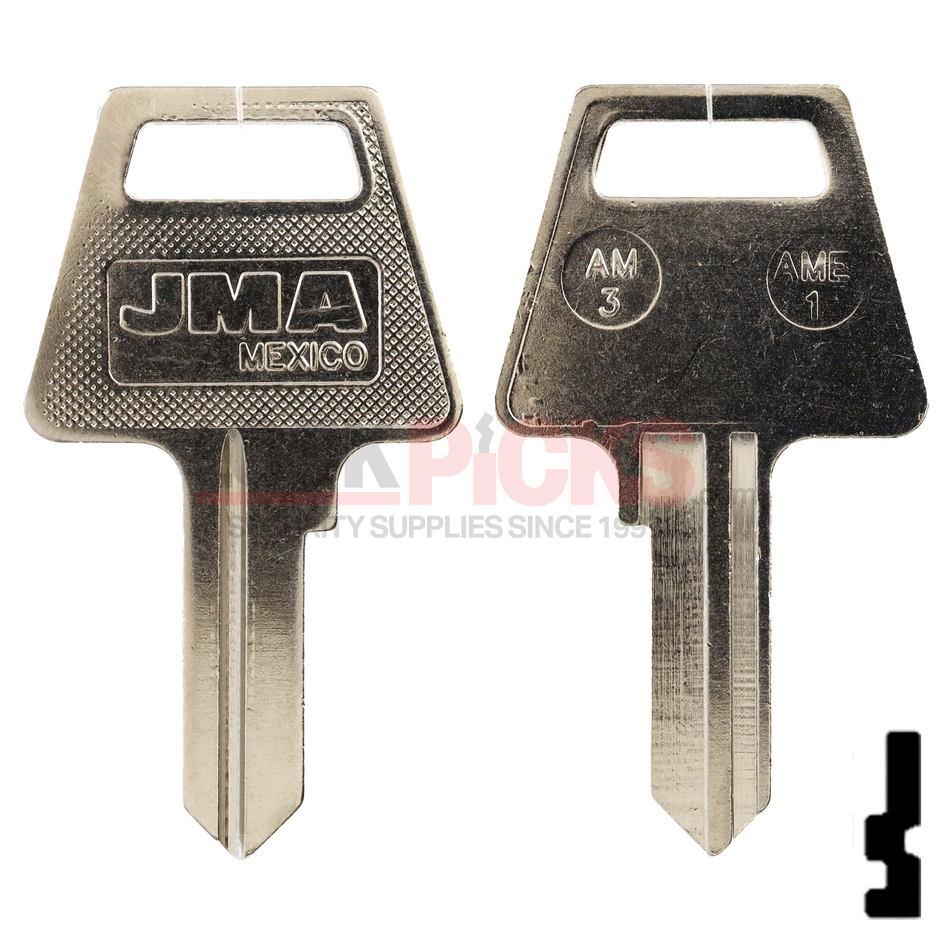 AMERICAN AM3-NP( 1045,AM6-NP) Key Blanks