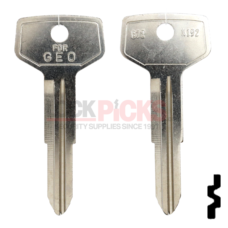 GM / GEO (B72-NP, X192)