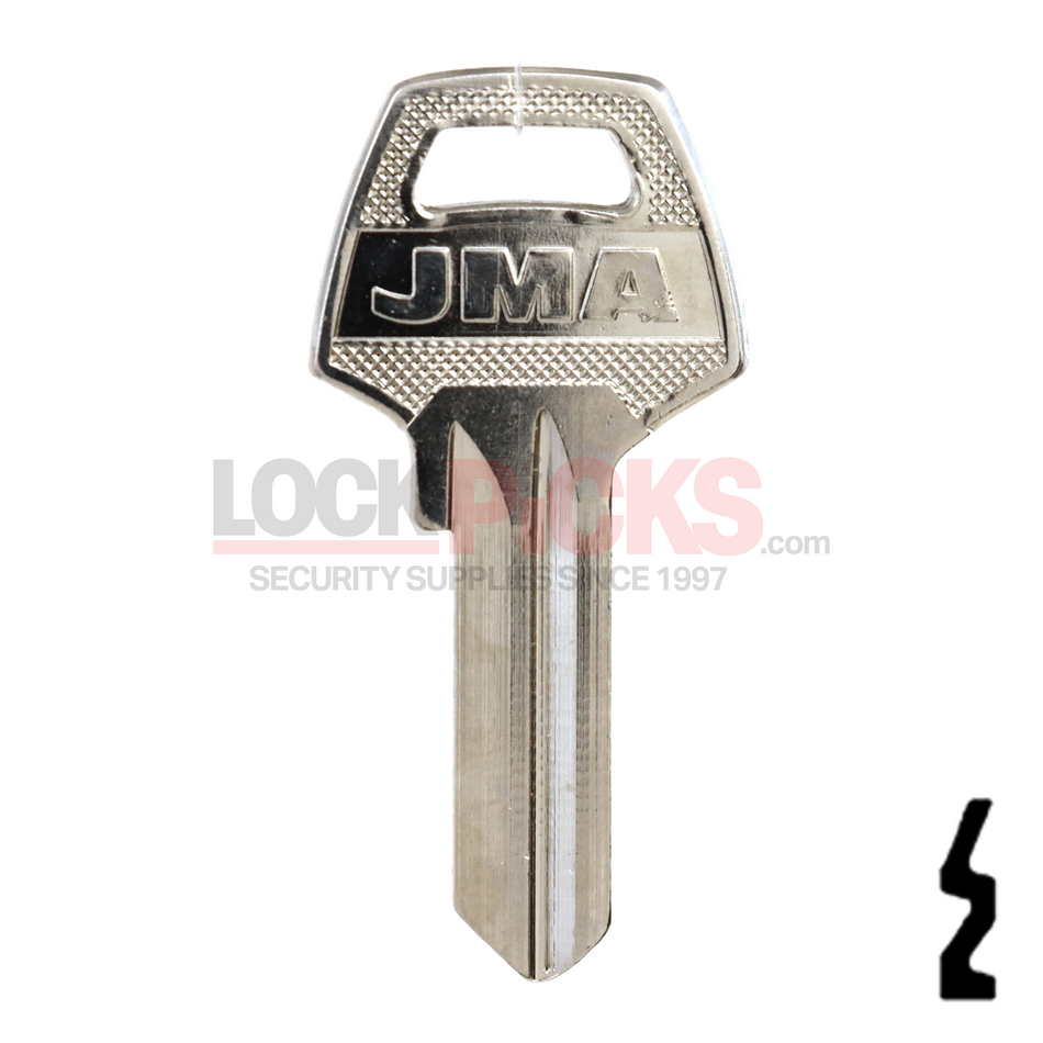Corbin Padlock Key (CB2, COR-40) NP