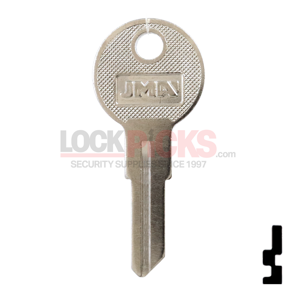 Chicago (CHI-12, 1041TR) NP Key Blank -by JMA